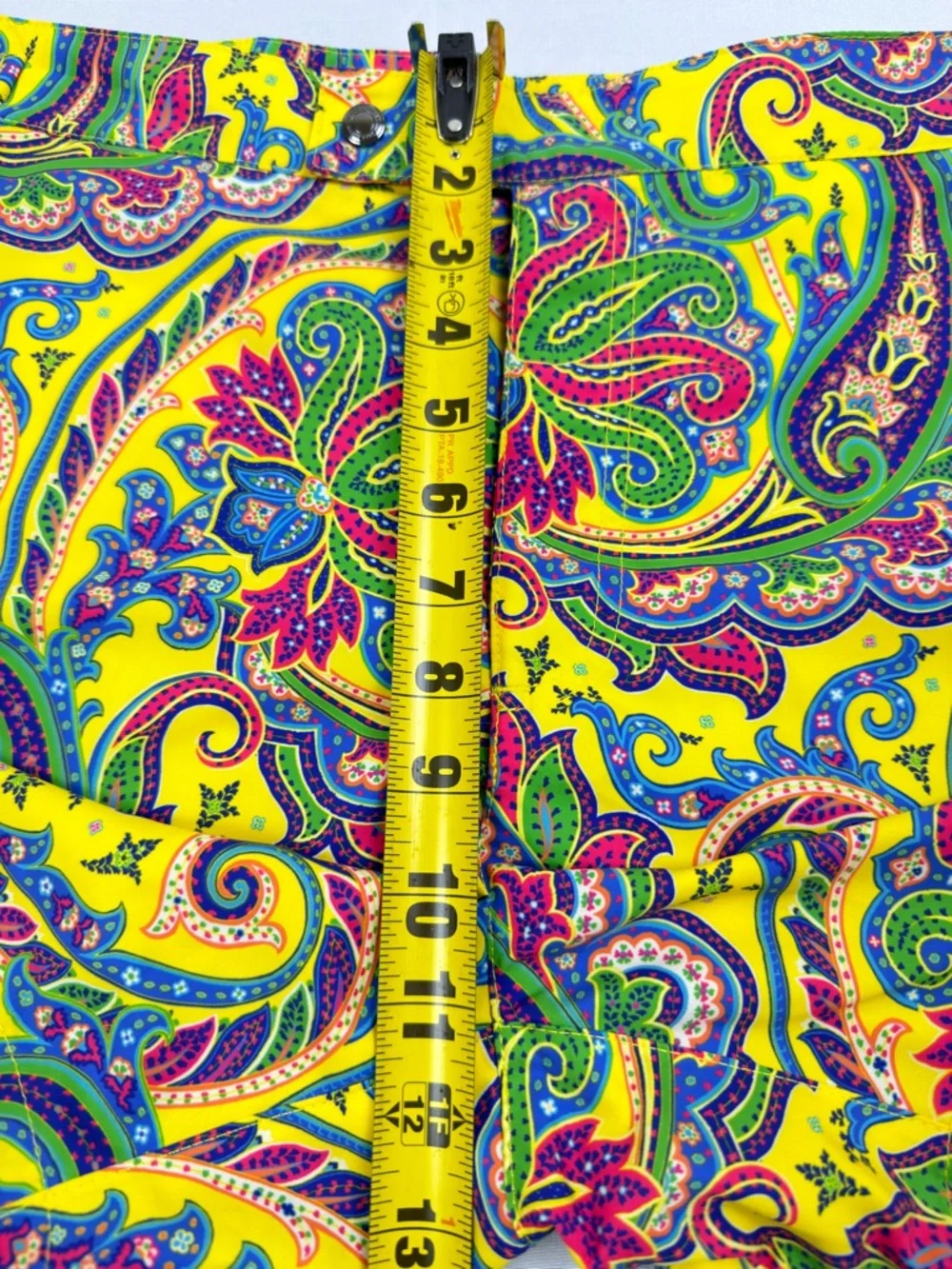 Polo Ralph Lauren Monaco 5.75” Paisley Swim Trunks NWT Size 33